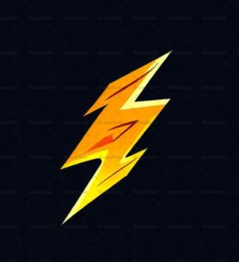 Energiegeladener Blitz